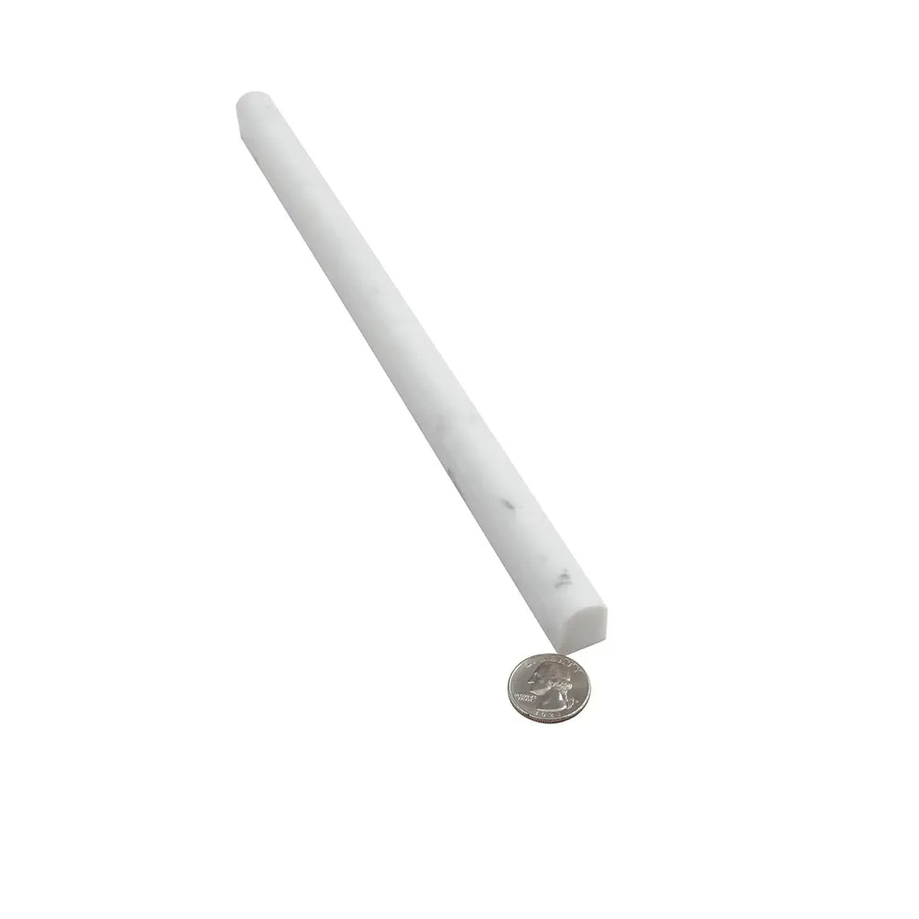 Calacatta Gold Marble Pencil Liner Honed | Tile Club