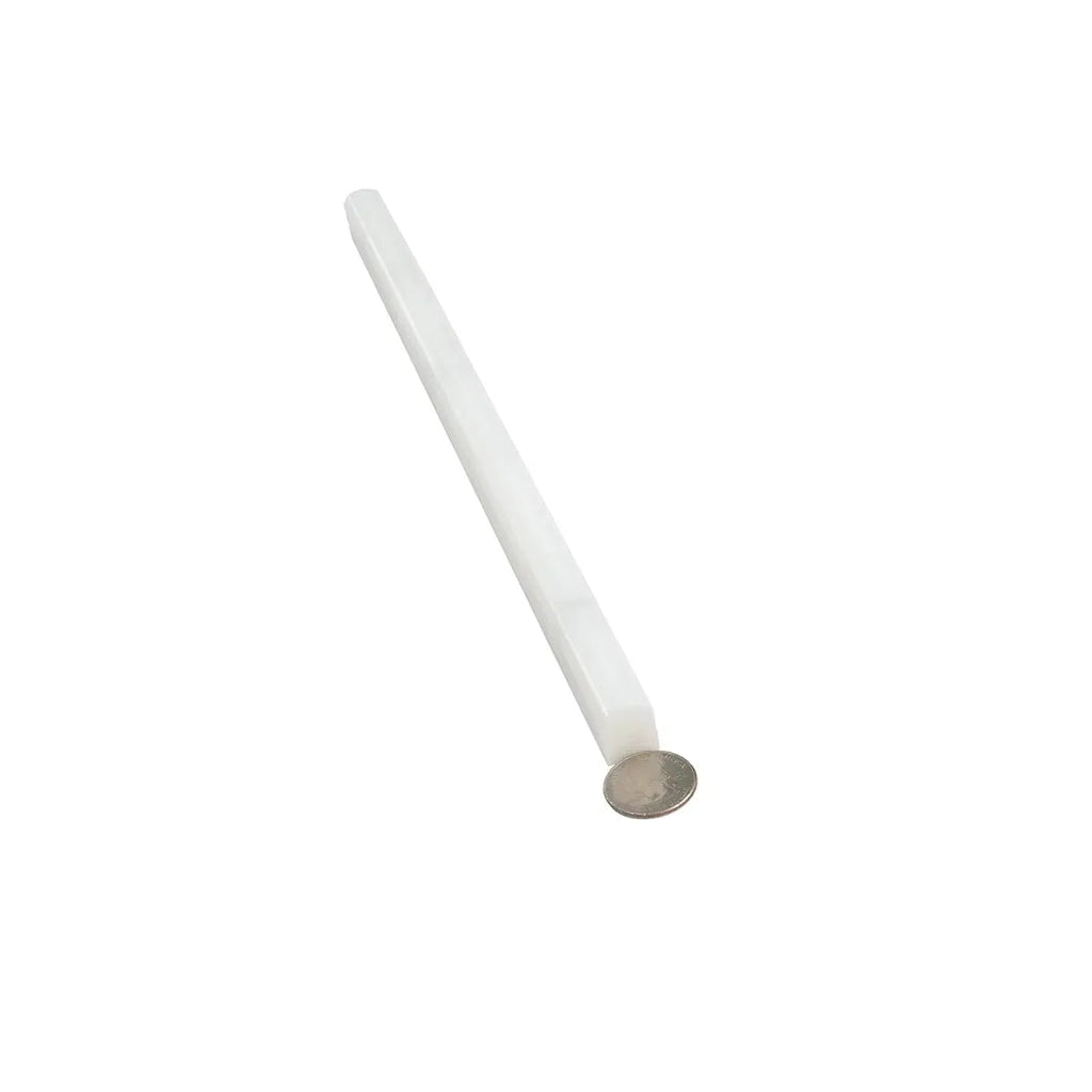 Calacatta Gold Marble Pencil Liner Polished | Tile Club