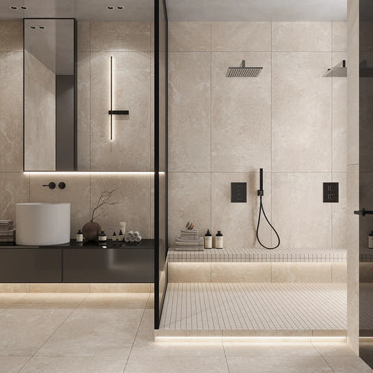 Campbell Beige Rect. 24x48 | Tile Club