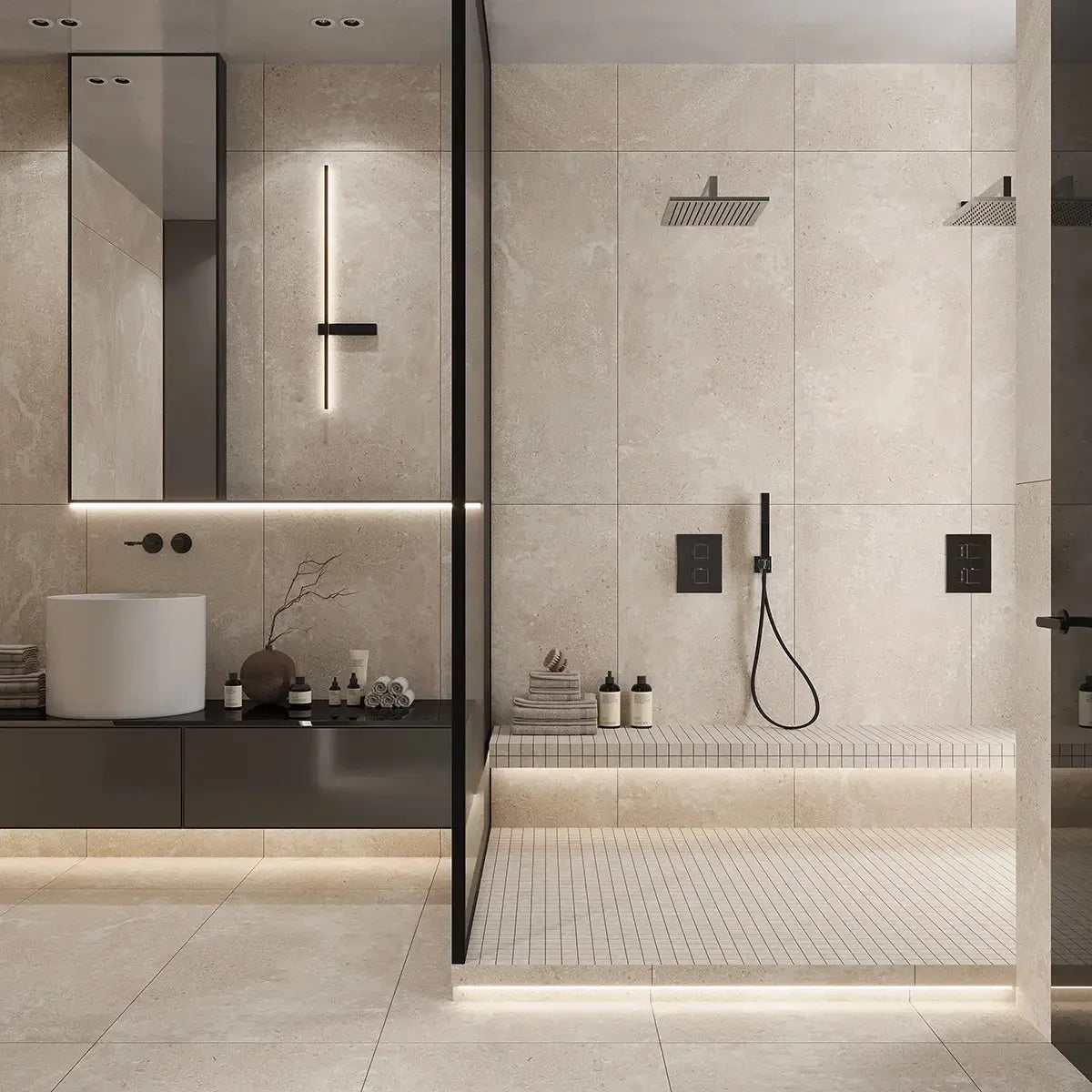 Campbell Beige Rect. 24x48 | Tile Club