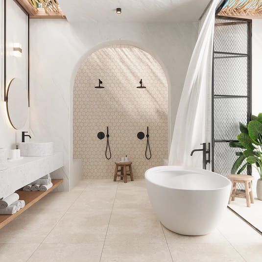 Campbell Beige Rect. 24x48 | Tile Club