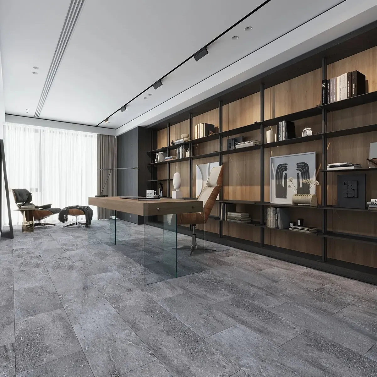 Campbell Dark Gray Rect. 12x24 | Tile Club