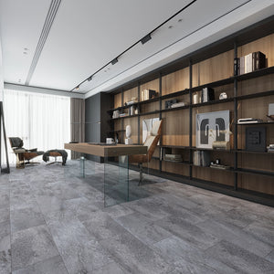 Campbell Dark Gray Rect. 12x24 | Tile Club