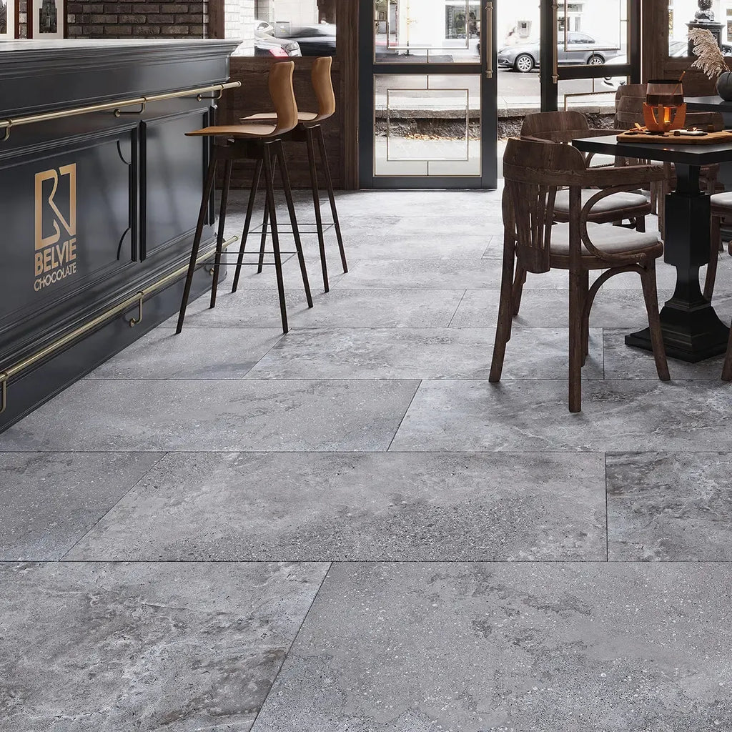 Campbell Dark Gray Rect. 24x48 | Tile Club