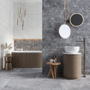 Campbell Dark Gray Hexagon 10x12 | Tile Club