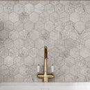 Campbell Gray Hexagon 10x12 | Tile Club