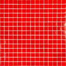 Cayenne Pepper Red Squares Glass Pool Tile