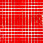 Cayenne Pepper Red Squares Glass Pool Tile