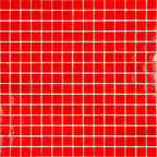 Cayenne Pepper Red Squares Glass Pool Tile