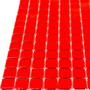 Cayenne Pepper Red Squares Glass Pool Tile | Tile Club
