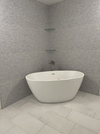 Chambray Gray Thread Porcelain Tile 24x48 | Tile Club