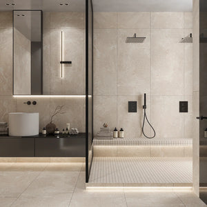 Campbell Beige Mosaic 12x12 | Tile Club