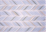Chateau Blue Sprig Ceramic Mosaic Tile for a Trending Arrow / Feather Inspired Kitchen  or Bathroom