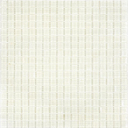 Clear Glossy Squares Glass Pool Tile