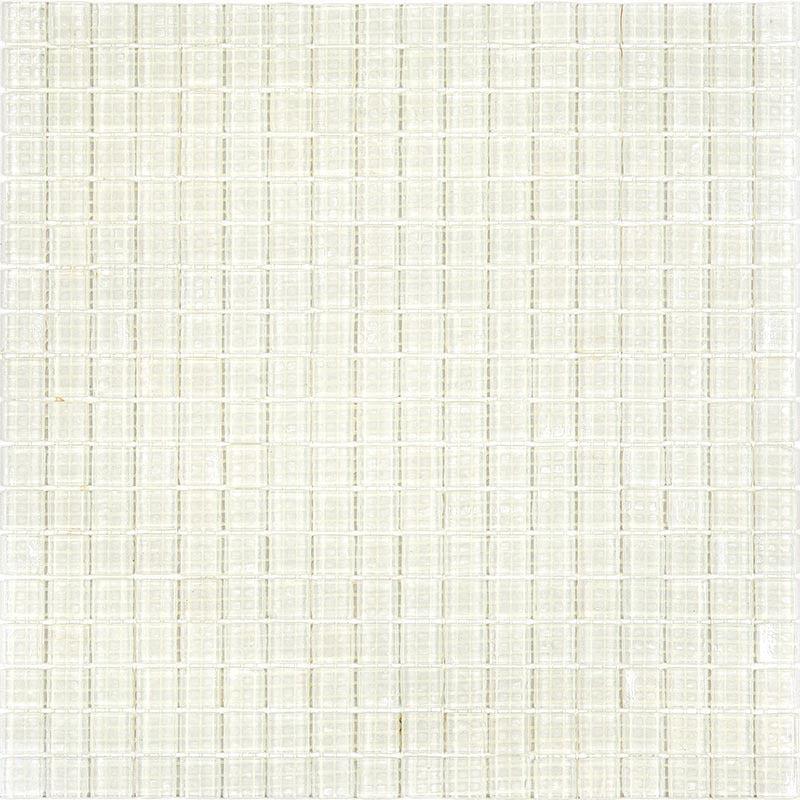 Clear Glossy Squares Glass Pool Tile