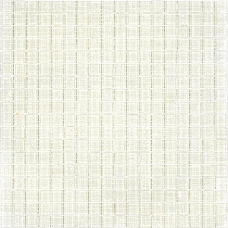 Clear Squares Glass Pool Tile Sample