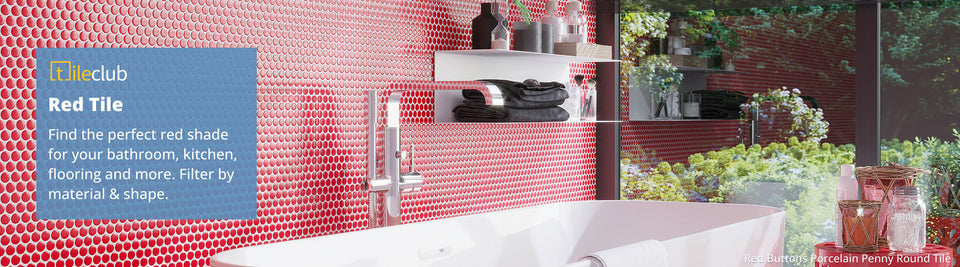 Tile Rite Red Decoupling Red Tile | Backsplash, Bathroom, Kitchen & More – Tile Club