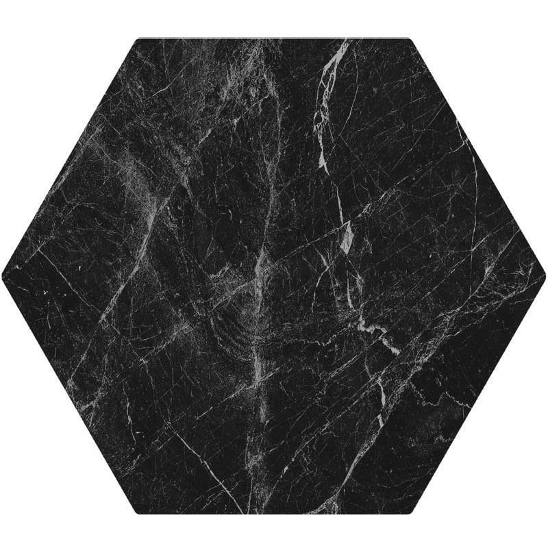 Cosmo Black Porcelain Hexagon Tile