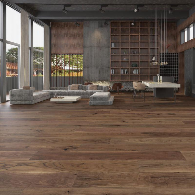 Cottage Brown Walnut Engineered Hardwood | Tile Club