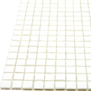 Creamy White Squares Glass Pool Tile | Tile Club
