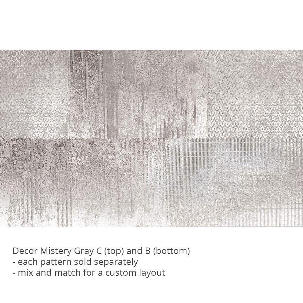 Decor Mistery Gray Ceramic Tile B-Tile Club