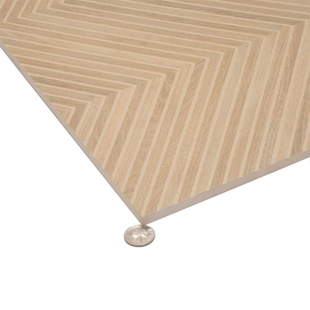 Japandi Ziggi Alder Wall Tile | Tile Club