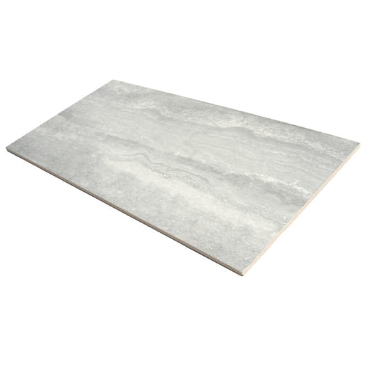 Novato Grigio 12x24 Travertine Porcelain Tile | Tile Club