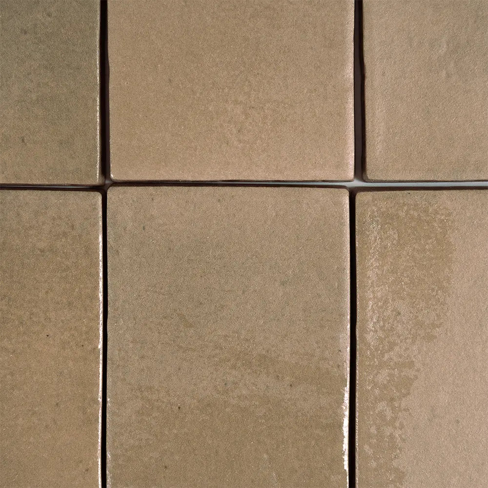 Calta Brown Matte Porcelain Subway Tile 2x6 | Tile Club