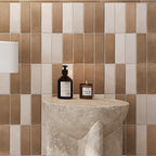 Calta White Matte Porcelain Subway Tile 2x6
