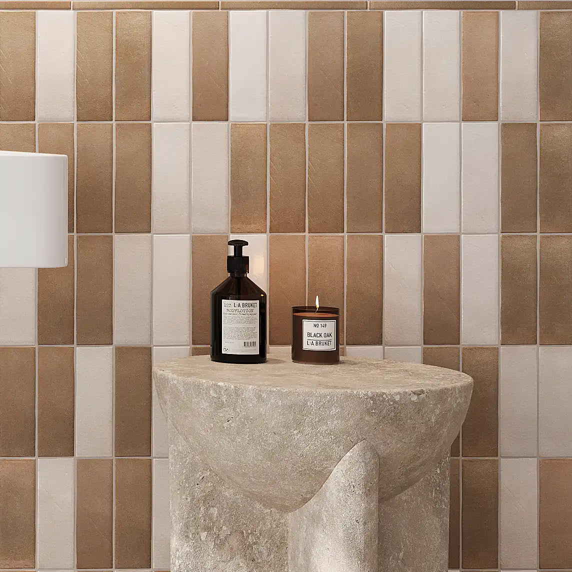 Calta White Matte Porcelain Subway Tile 2x6 | Tile Club