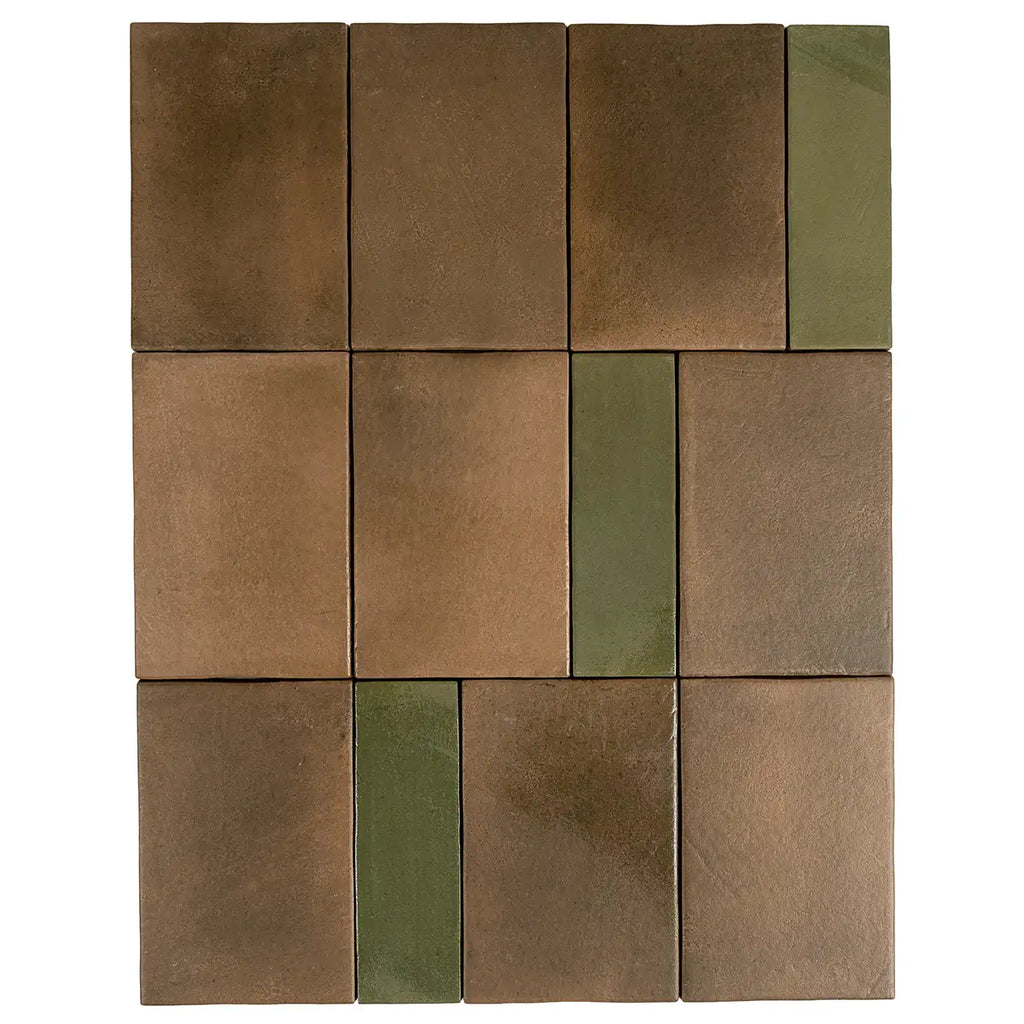 Calta Brown Matte Porcelain Tile 4x6 | Tile Club
