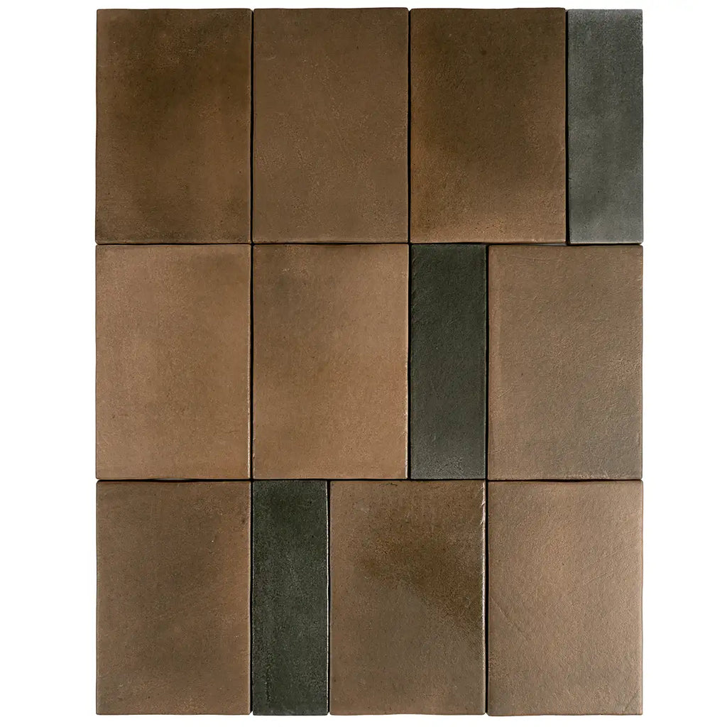 Calta Brown Matte Porcelain Tile 4x6 | Tile Club