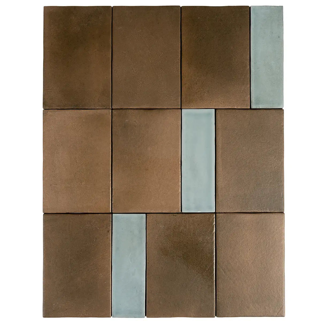 Calta Brown Matte Porcelain Tile 4x6 | Tile Club