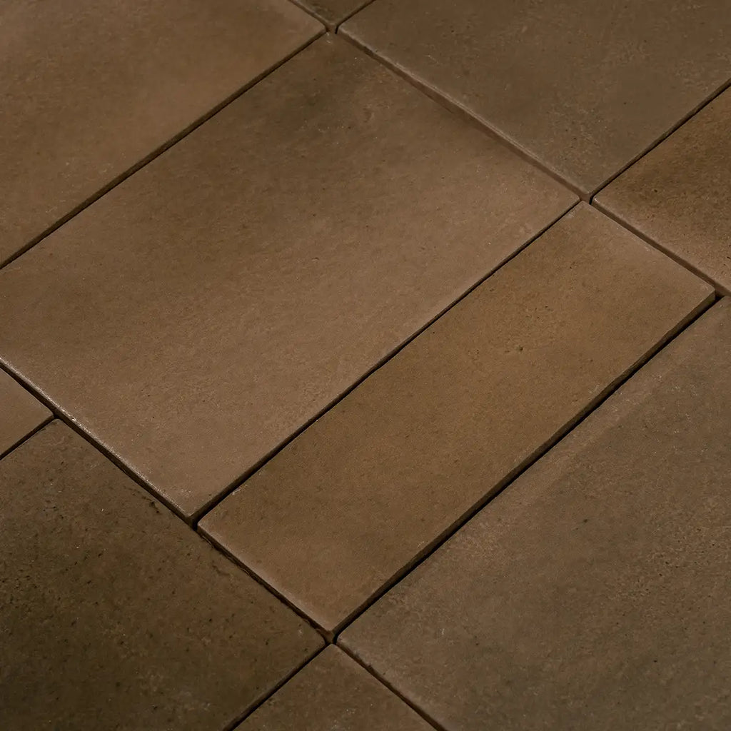 Calta Brown Matte Porcelain Tile 4x6 | Tile Club