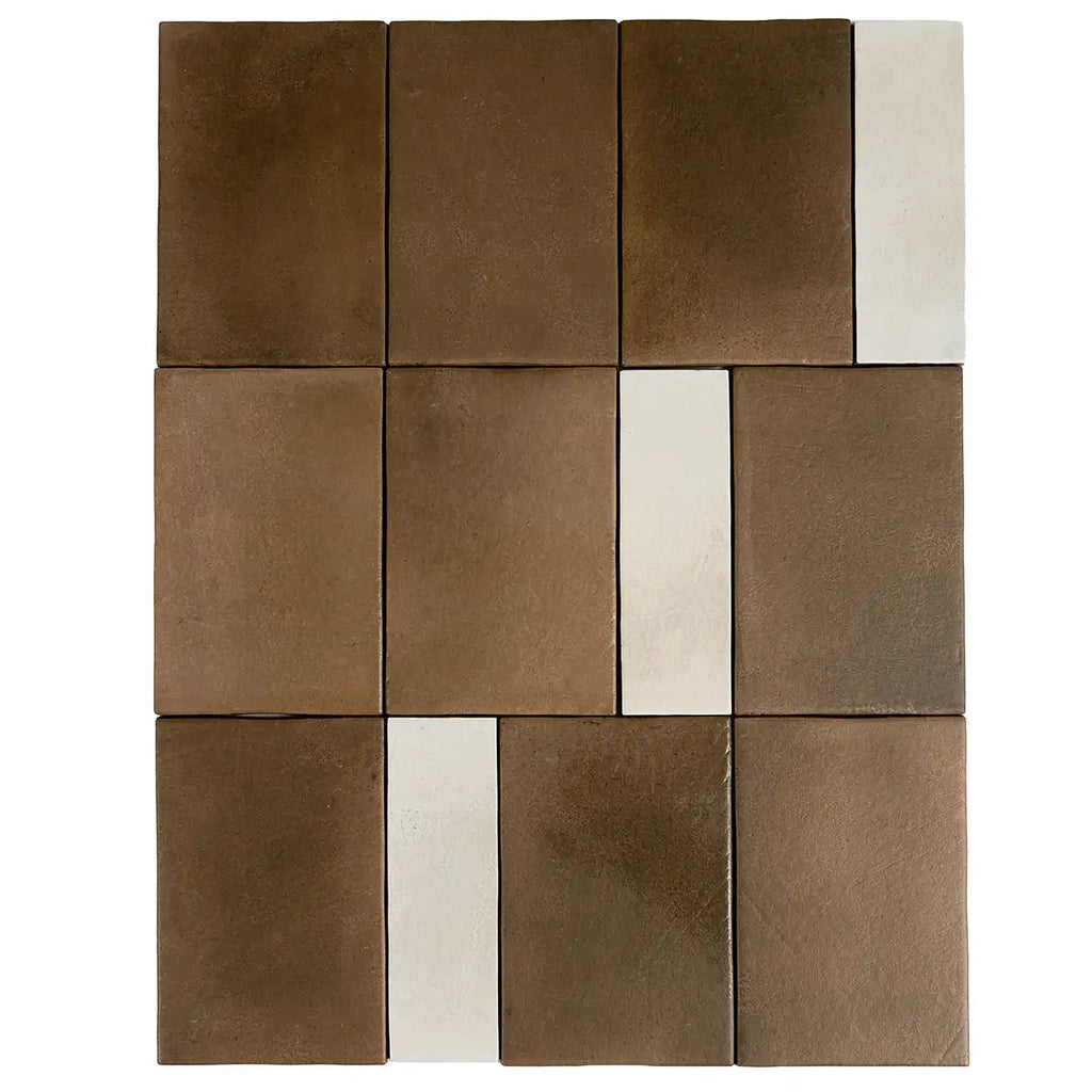 Calta Brown Matte Porcelain Tile 4x6 | Tile Club