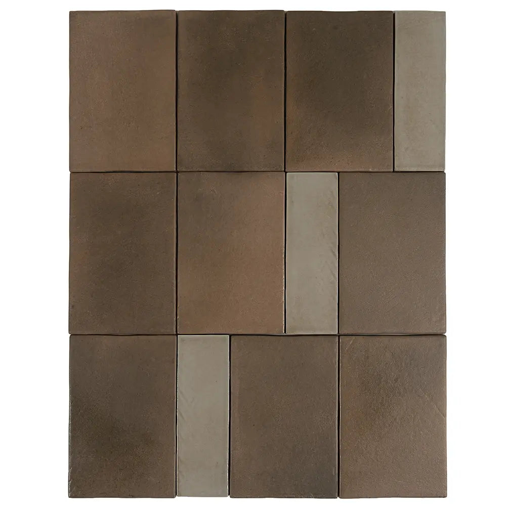 Calta Brown Matte Porcelain Tile 4x6 | Tile Club