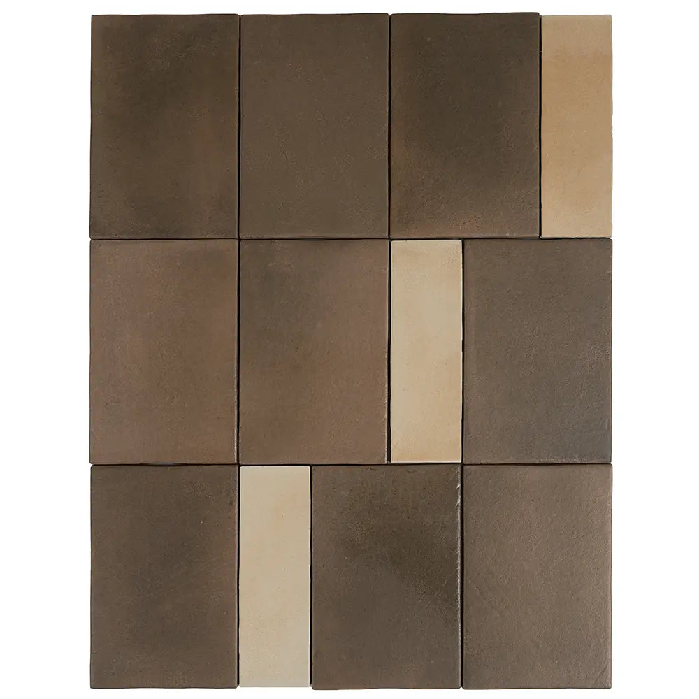 Calta Brown Matte Porcelain Tile 4x6 | Tile Club