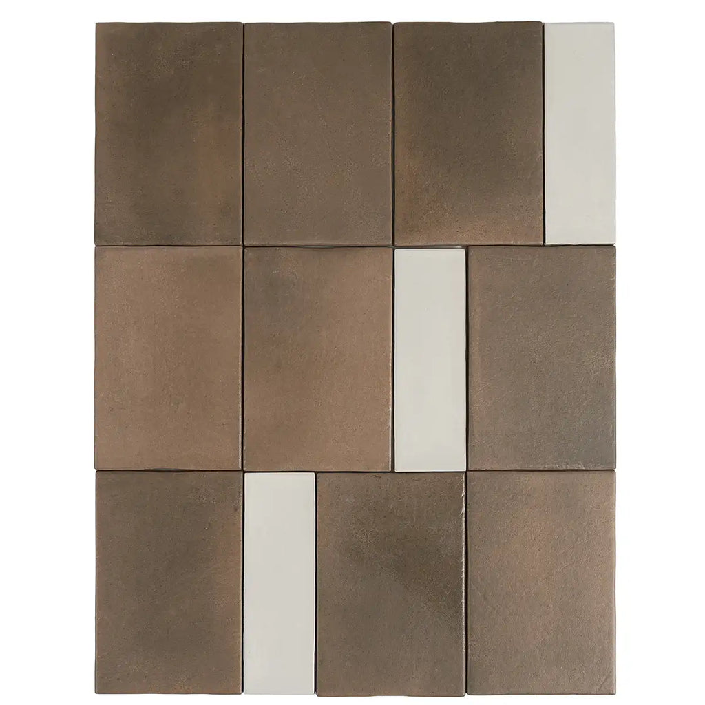 Calta Brown Matte Porcelain Tile 4x6 | Tile Club