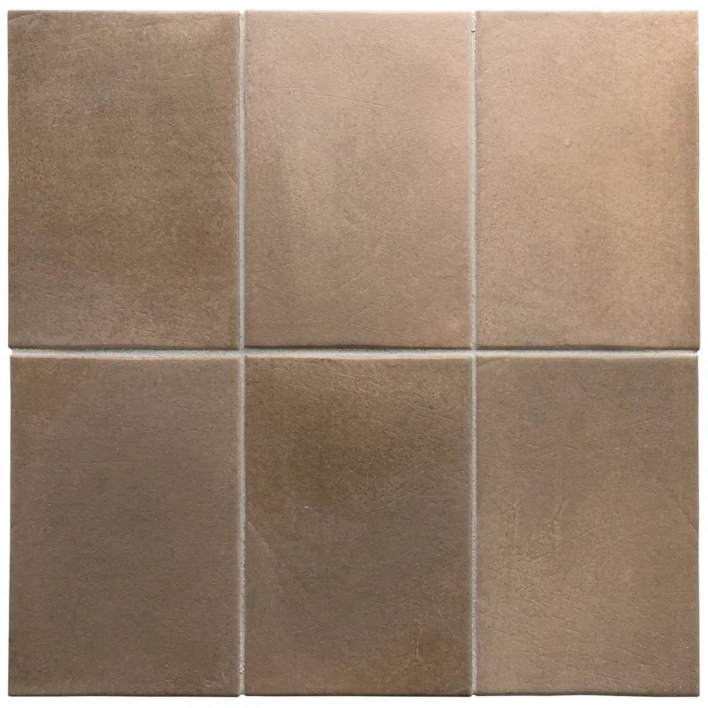 Calta Brown Matte Porcelain Tile 4x6 | Tile Club