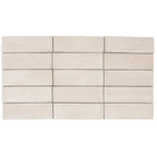 Calta Greige Matte Porcelain Subway Tile 2x6 | Tile Club