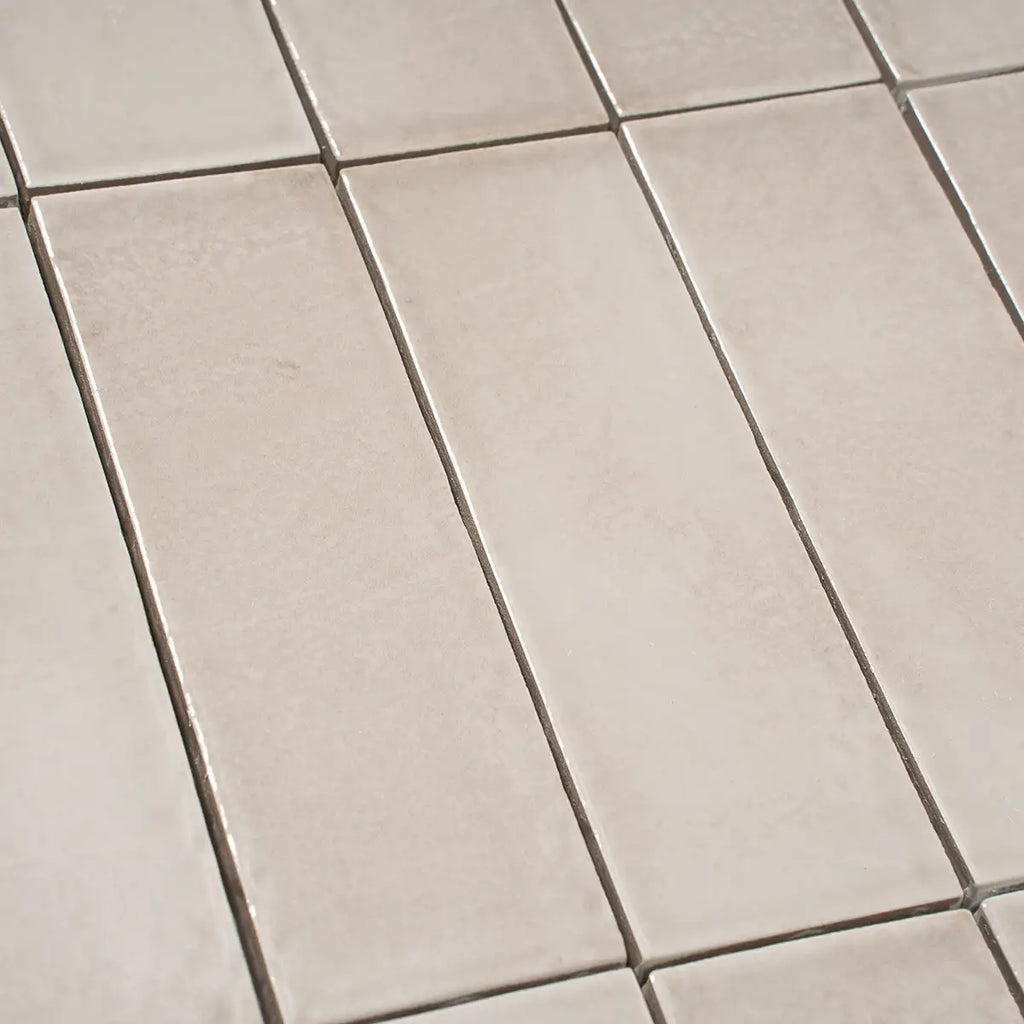 Calta Greige Matte Porcelain Subway Tile 2x6 | Tile Club