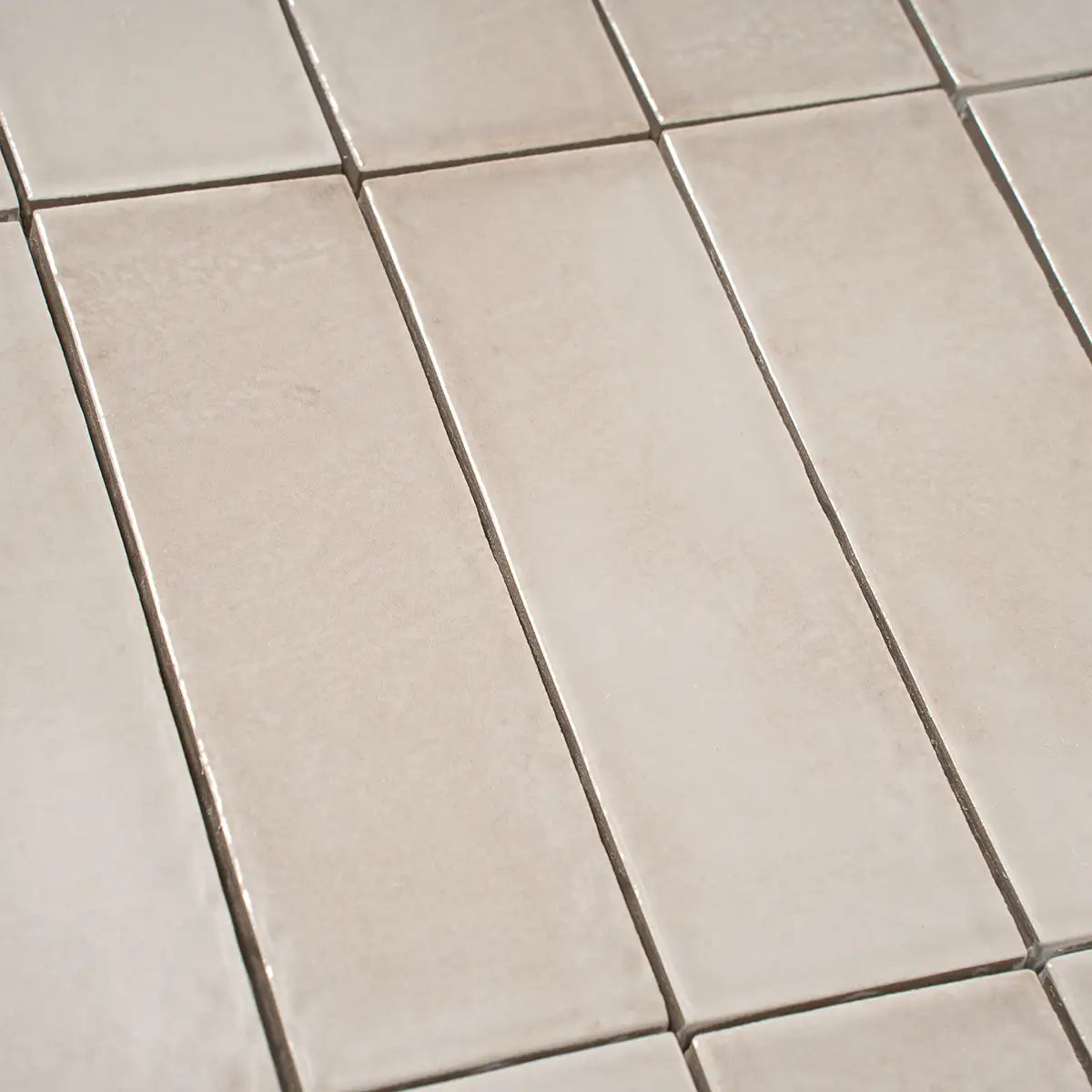 Calta Greige Matte Porcelain Subway Tile 2x6 | Tile Club
