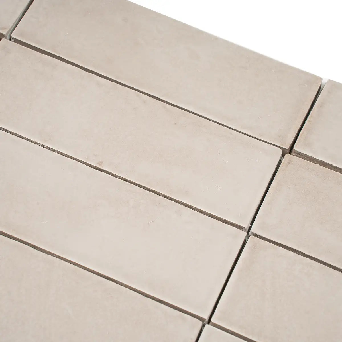 Calta Greige Matte Porcelain Subway Tile 2x6 | Tile Club