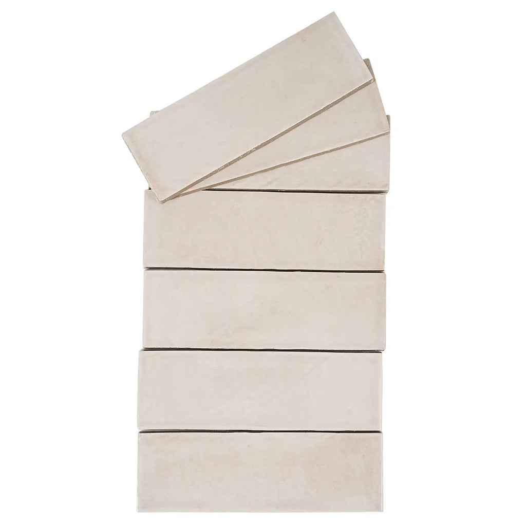 Calta Greige Matte Porcelain Subway Tile 2x6 | Tile Club
