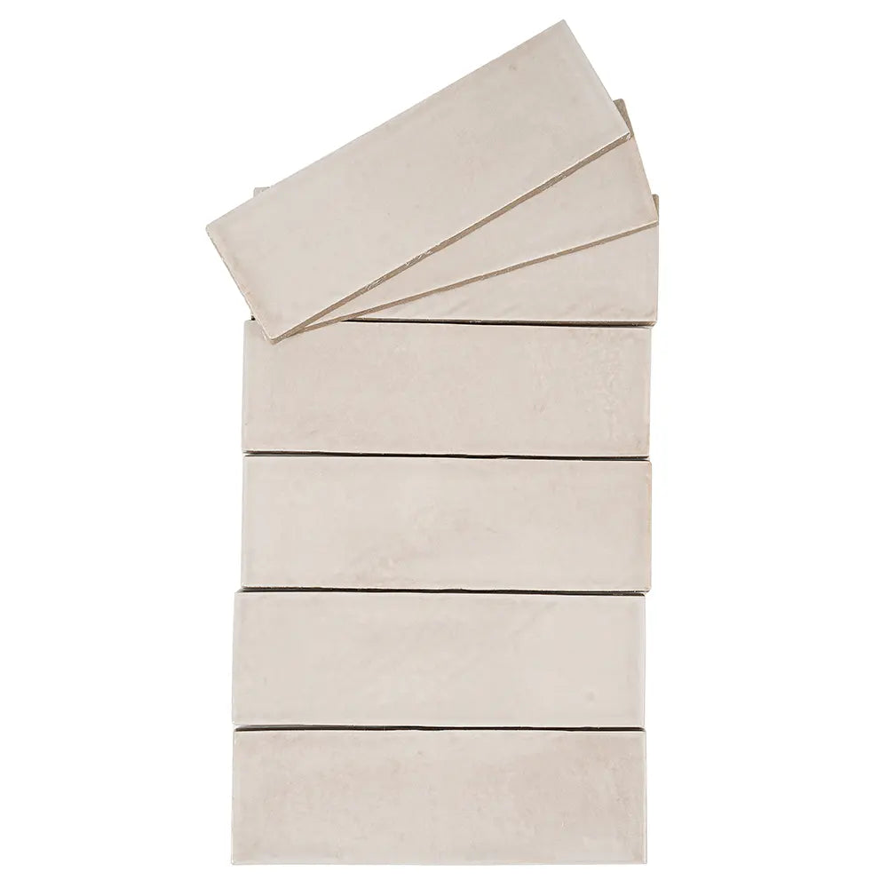 Calta Greige Matte Porcelain Subway Tile 2x6 | Tile Club