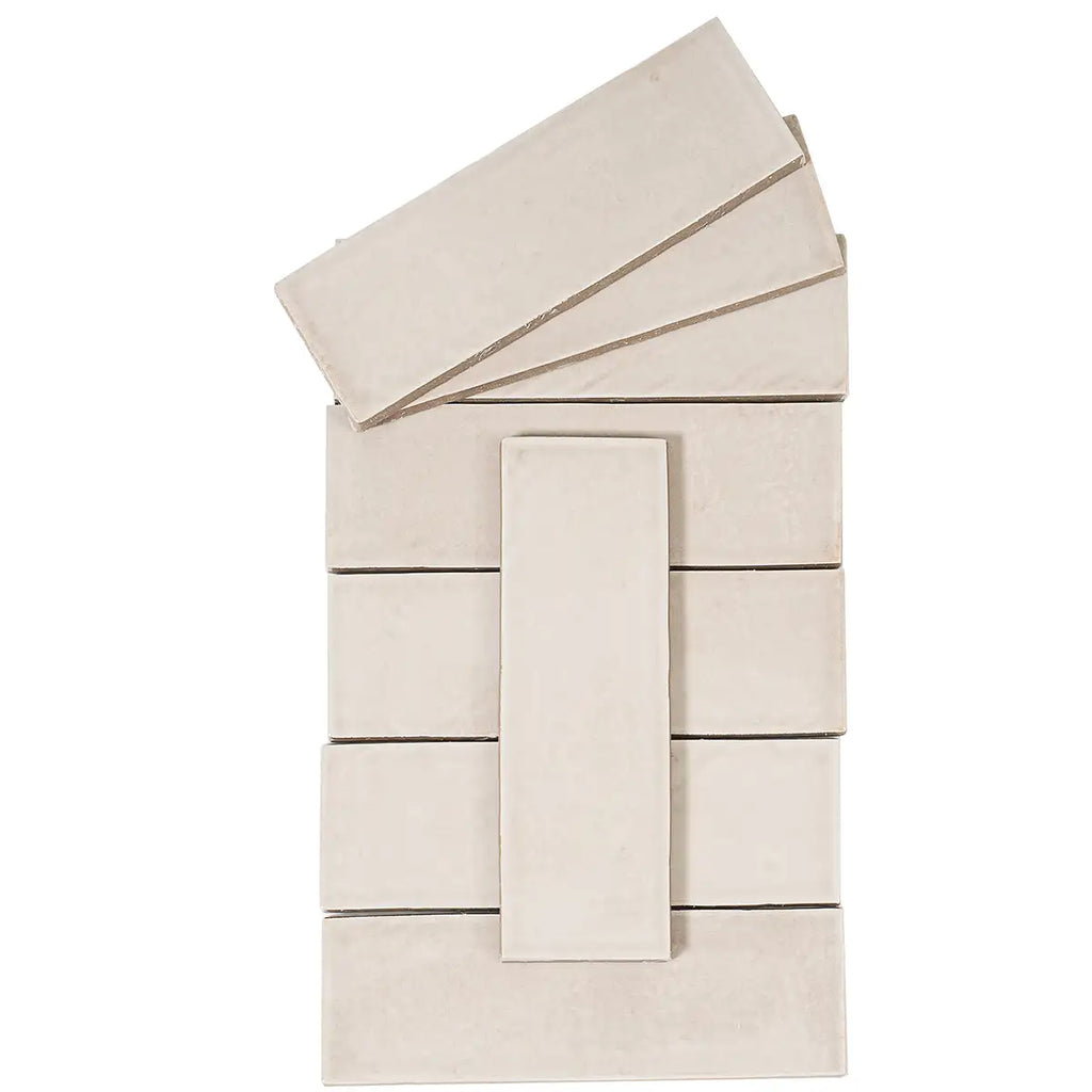 Calta Greige Matte Porcelain Subway Tile 2x6 | Tile Club