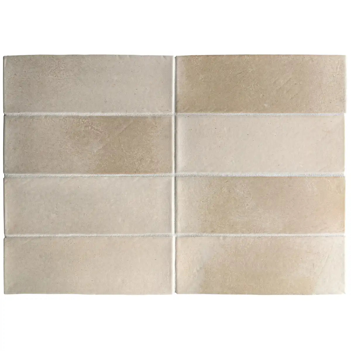 Calta Greige Matte Porcelain Subway Tile 2x6 | Tile Club