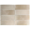 Calta Greige Matte Porcelain Subway Tile 2x6