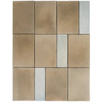 Calta Greige Matte Porcelain Tile 4x6 | Tile Club