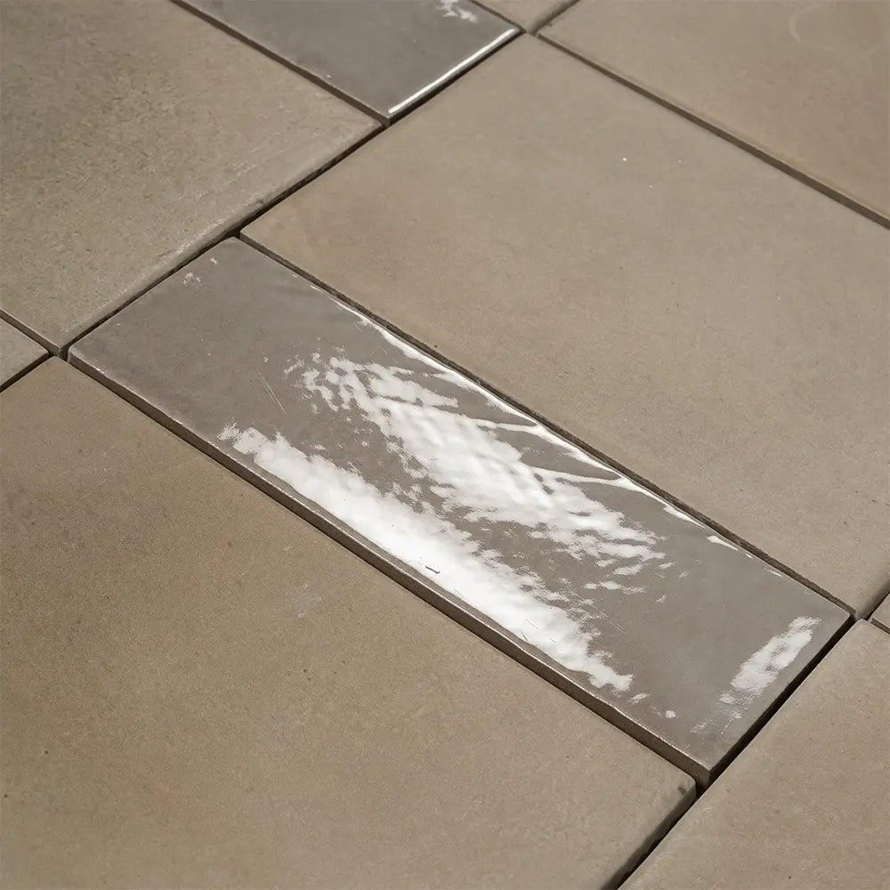 Calta Greige Matte Porcelain Tile 4x6 | Tile Club